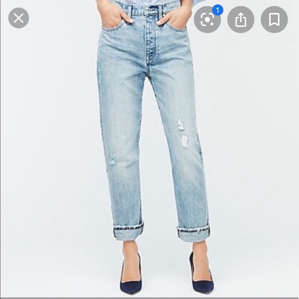 J.crew Point Sur boyfriend jean sz 23 & 24